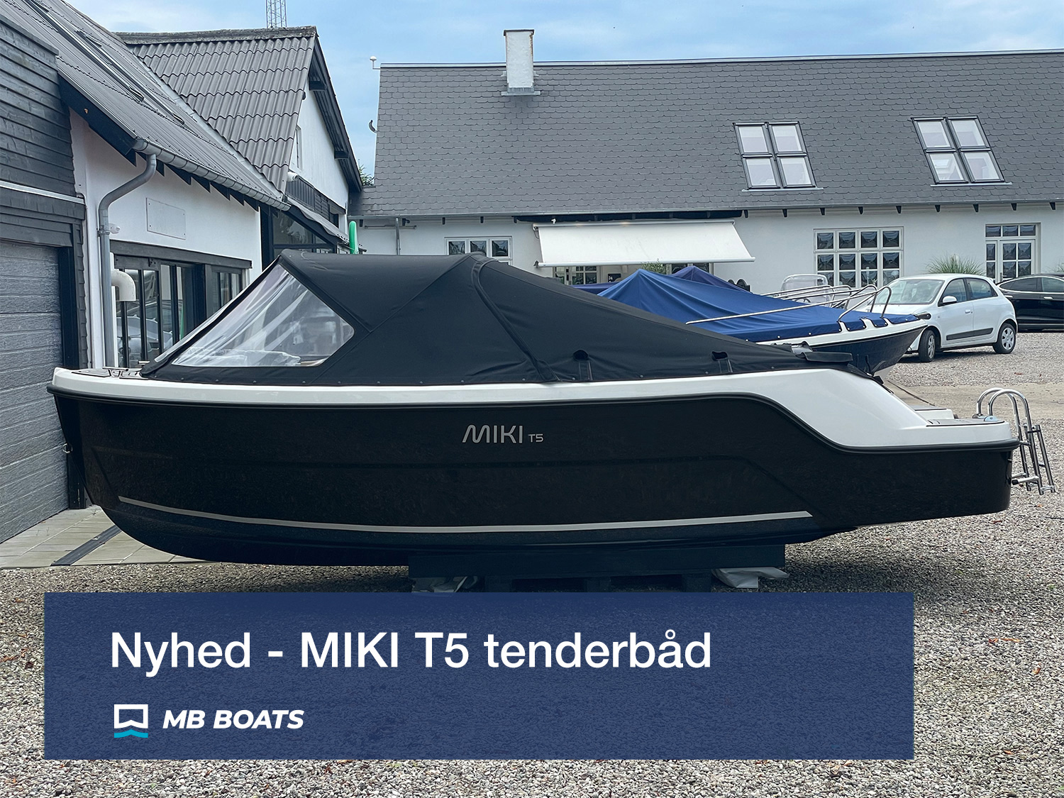 miki_t5_tenderbaad-sydjylland MIKI T5, Elegant tenderbåd med minimal vedligeholdelse. Forhandler i Jylland