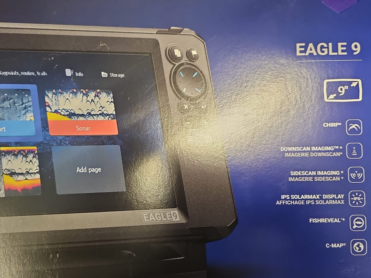 eagle9_fishfinder_forhandler Lowrance Fishfindere gør det nemt at navigere, og lokalisere nye fiskesteder
