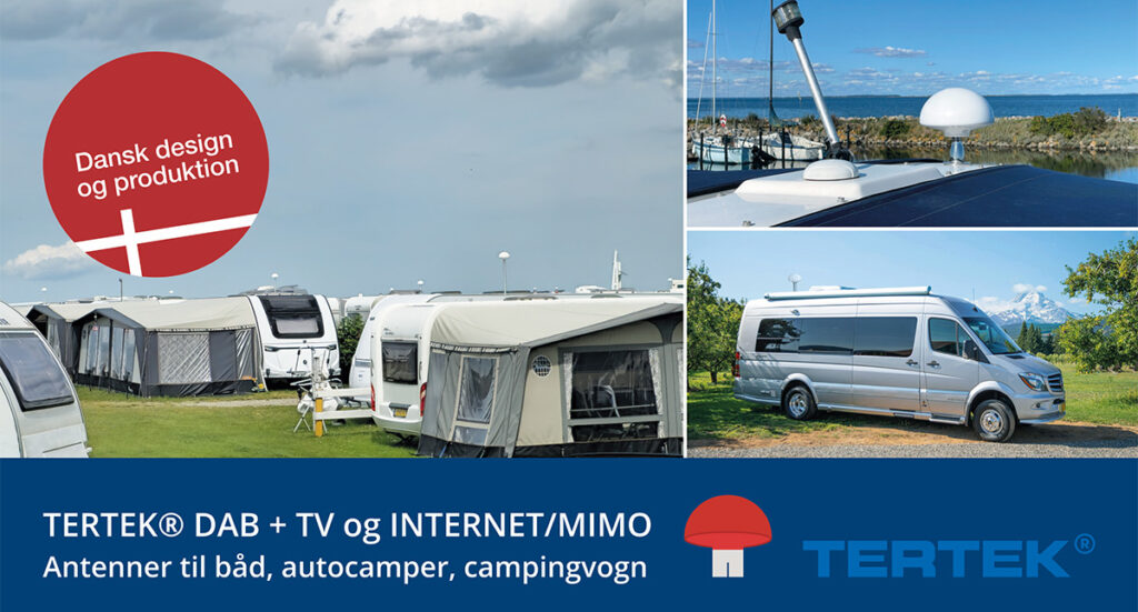 Forhandler af Tertek digitale antenner til båd, autocamper og campingvogn