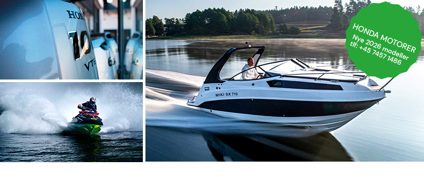 MB Boats, en bådforhandler, bådbutik og bådværksted i Sydjylland. Autoriseret Honda og Tohatsu bådmotor forhandler og værksted
