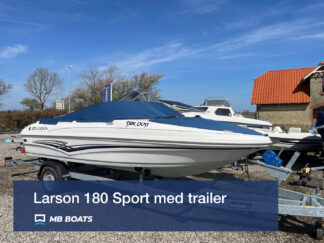 Meget velholdt brugt Larson 180 Sport speedbåd, Motor og drev er nyserviceret, inklusiv trailer til salg i Sønderjylland