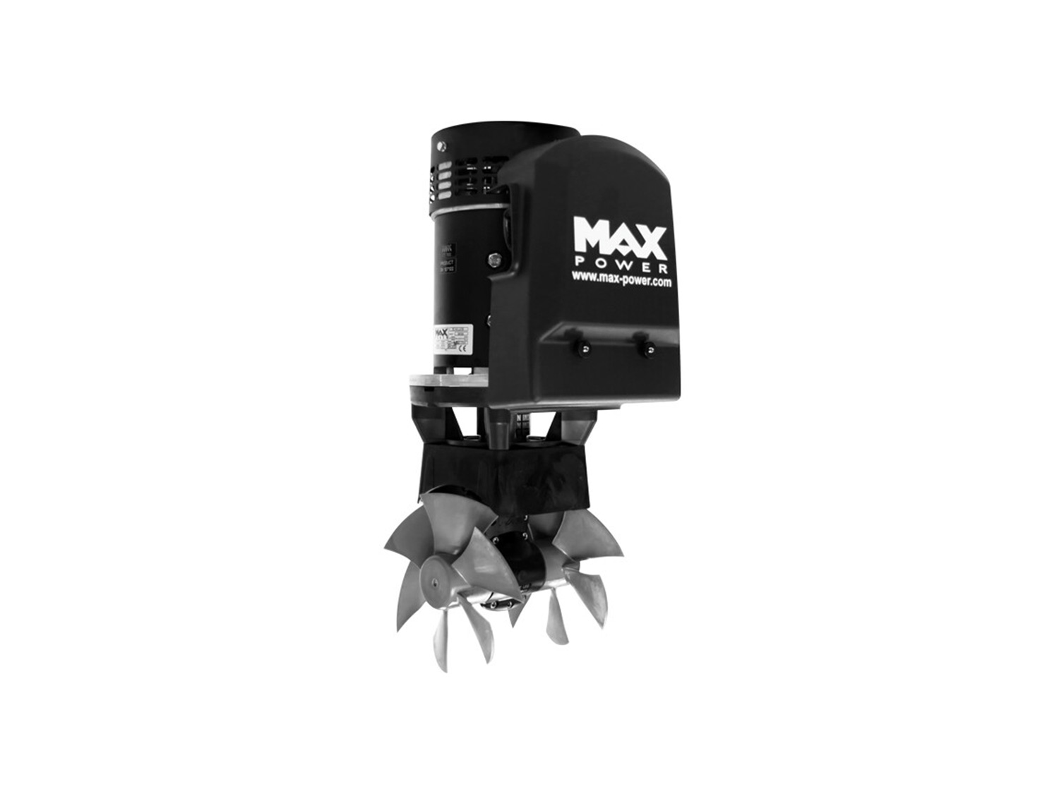 maxpower_CT100_komposit_duo_12v_sydjylland Forhandler i Sydjylland af Max Power Bovpropel CT100 – Komposit Duo 12V til både mellem 35-58 fod